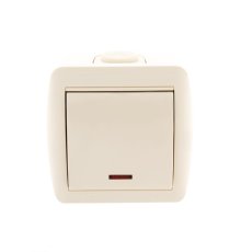 Выключатель с подсветкой Lezard Nata 710-0300-111