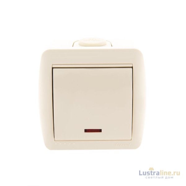 Выключатель с подсветкой Lezard Nata 710-0300-111