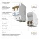 Автоматический выключатель 2P 10 A C 6 кА Werkel W902P106 4690389192623 a062541