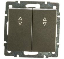 Выключатель проходной двойной Lezard Rain 703-4188-106 Выключатель проходной двойной Lezard Rain 703-4188-106