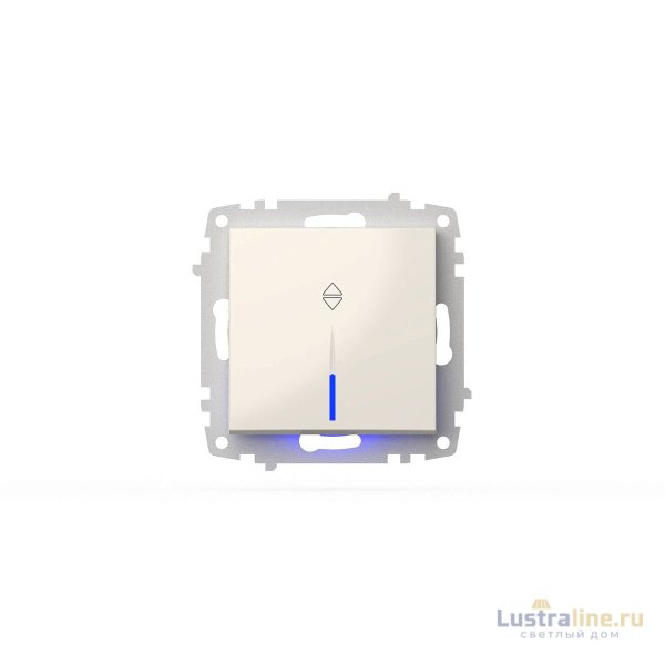 Переключатель с подсветкой ELBI Zena Vega 609-010200-210