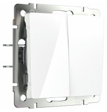 Выключатель двухклавишный с самовозвратом Werkel 4690389192319 W1122401 a062572