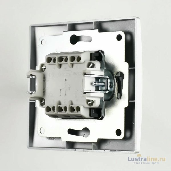 Выключатель проходной с подсветкой Lezard Karina 707-4388-114