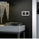 Выключатель Werkel двухклавишный проходной черный матовый W1122008 4690389156724