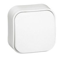 Переключатель одноклавишный на 2 направления Legrand Quteo 10A 250V белый 782204