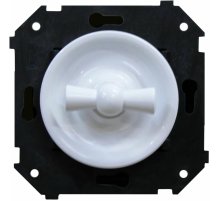 Выключатель одноклавишный проходной Bironi Шедель B3-201-21