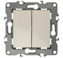 Переключатель двойной Эра 12-1106-02 Б0014664