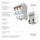 Автоматический выключатель 3P 16 A C 4,5 кА Werkel W903P164 4690389192678 a062502