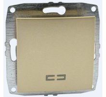 Выключатель одноклавишный с подсветкой Mono Electric Despina-Larissa 10А 250В титан 500-002225-101 Выключатель одноклавишный с подсветкой Mono Electric Despina-Larissa 10А 250В титан 500-002225-101