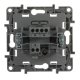 Переключатель одноклавишный Legrand Etika 10A 250V белый 672200