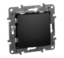 Выключатель одноклавишный Legrand Etika 10A 250V антрацит 672601