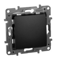 Выключатель одноклавишный Legrand Etika 10A 250V антрацит 672601
