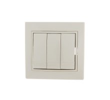 Выключатель тройной Lezard Mira 701-0303-109