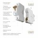 Автоматический выключатель 1P 40 A C 4,5 кА Werkel W901P404 4690389192692 a062491