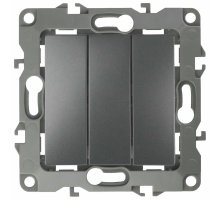 Выключатель тройной Эра 12-1107-12 Б0019299