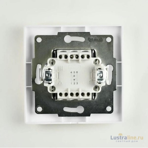 Выключатель проходной двойной Lezard Karina 707-3088-106