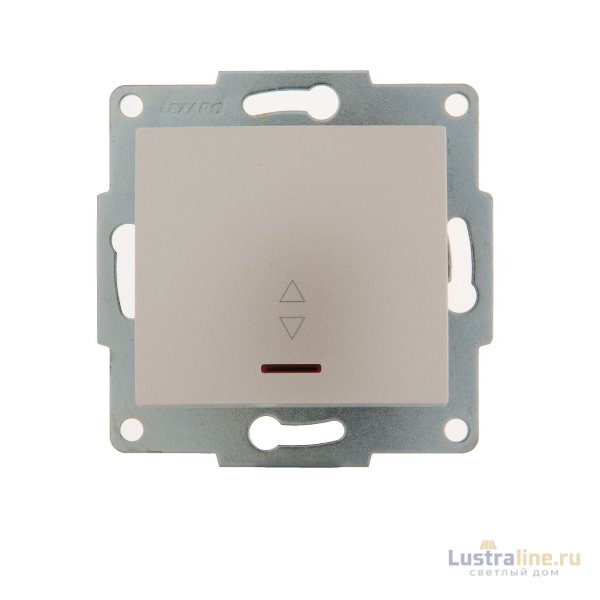 Выключатель проходной с подсветкой Lezard Karina 707-3088-114