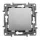 Переключатель одноклавишный Legrand Etika 10A 250V алюминий 672405