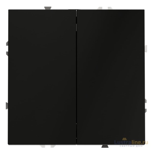Проходной переключатель двухклавишный Voltum S70 VLS020308