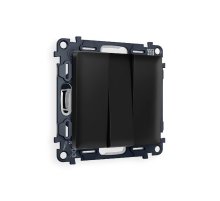 Комплект механизма 3-кл выключателя Ambrella Volt Alfa MA805010