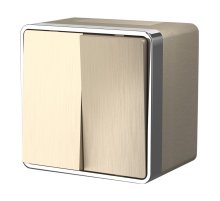 Выключатель двухклавишный влагозащищенный Werkel Gallant 4690389164262 W5020210 a051045