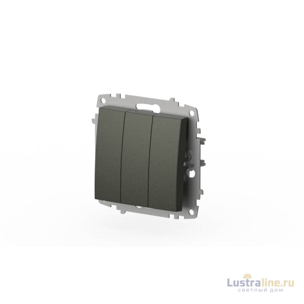 Выключатель трехклавишный ELBI Zena Vega 609-011100-254