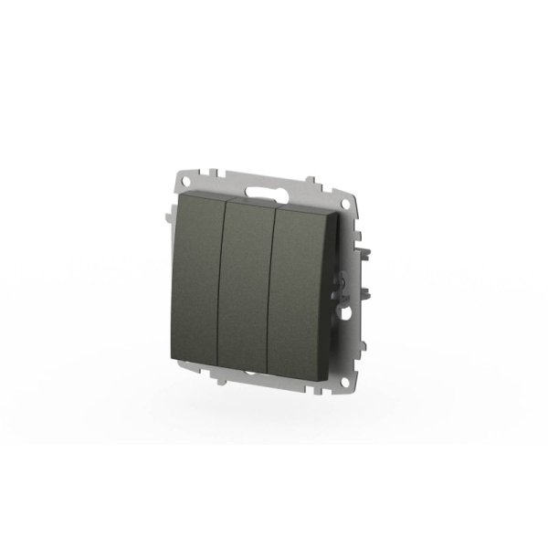 Выключатель трехклавишный ELBI Zena Vega 609-011100-254