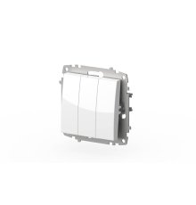 Выключатель трехклавишный ELBI Zena Vega 609-015600-254
