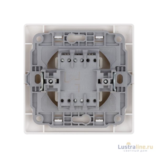 Выключатель одноклавишный с подсветкой на 2 направления Ильмень TDM Electric SQ1823-0006