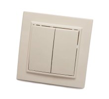 Выключатель 2-клавишный Stekker PSW10-9004-02 39231