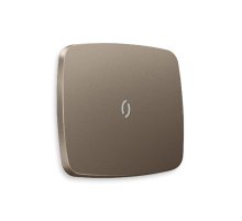 Лицевая панель для выключателя одноклавишного с подсветкой Ambrella Volt Omega OP6320