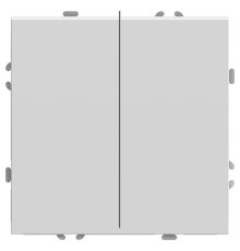 Переключатель двухклавишный Stekker RSW10-5107-01 Эмили 49869