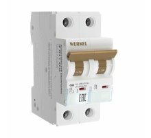 Автоматический выключатель 2P 63 A C 4,5 кА Werkel W902P634 4690389192913 a062500