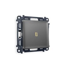 Комплект механизма 1-кл проходного выключателя с подсветкой Ambrella Volt Alfa MA652030