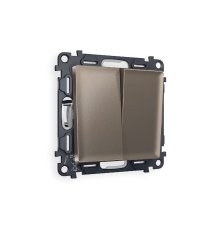 Комплект механизма 2-кл выключателя Ambrella Volt Alfa MA633020