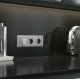 Перекрестный выключатель двухклавишный (серебряный матовый) Werkel W1123065 4690389196881 a064030