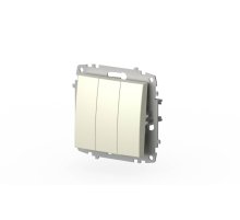 Выключатель трехклавишный ELBI Zena Vega 609-010300-254