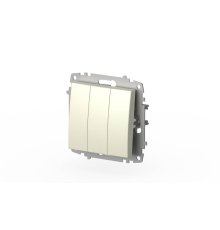 Выключатель трехклавишный ELBI Zena Vega 609-010300-254