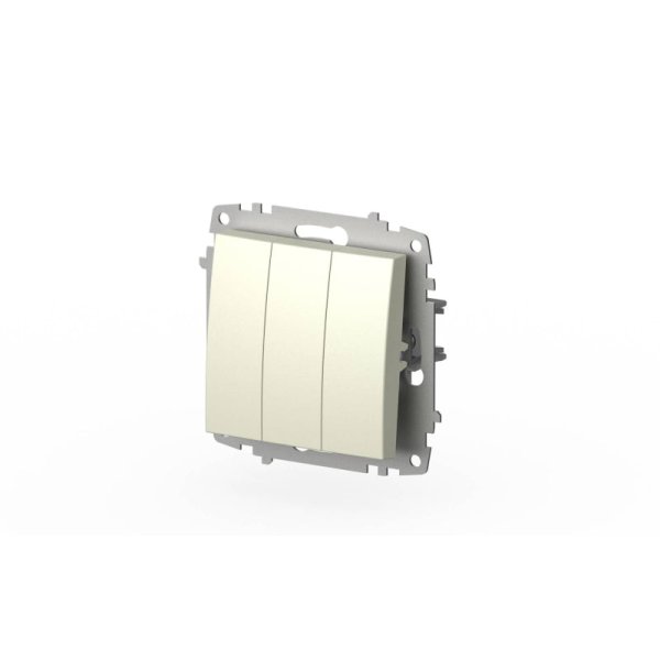 Выключатель трехклавишный ELBI Zena Vega 609-010300-254