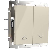 Выключатель жалюзи Werkel слоновая кость W1124503 4690389155642