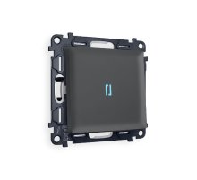 Комплект механизма 1-кл выключателя с подсветкой Ambrella Volt Alfa MA902020