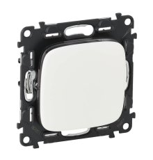 Переключатель одноклавишный Legrand Valena Allure 10А 250В белый 752706