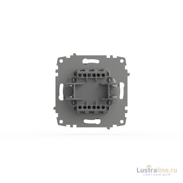 Выключатель двухклавишный ELBI Zena Vega 609-011400-202 Выключатель двухклавишный ELBI Zena Vega 609-011400-202