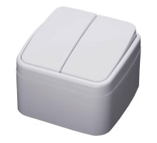 Выключатель двухклавишный Feron Stekker Basic PSW104220 39032 Выключатель двухклавишный Feron Stekker Basic PSW104220 39032