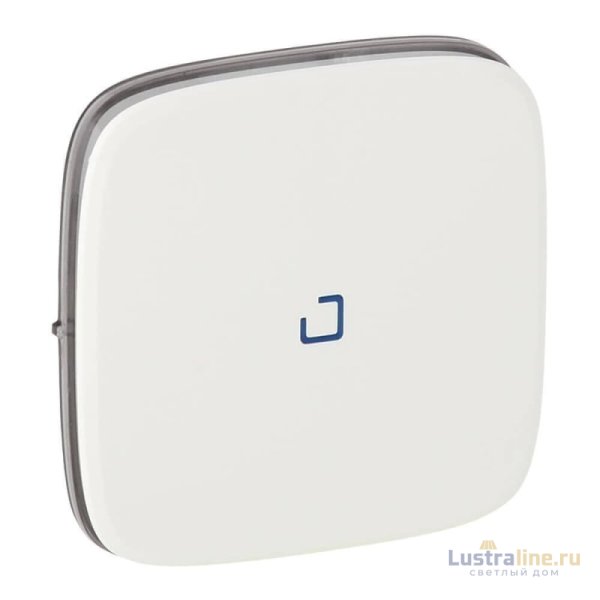 Лицевая панель Legrand Valena Allure выключателя одноклавишного с подсветкой белая 755085