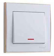 Выключатель с подсветкой Lezard Rain 703-0226-111