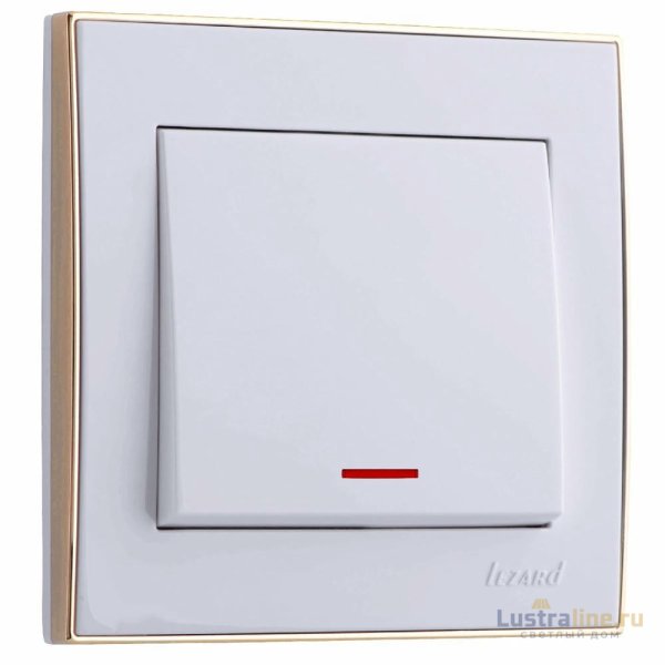Выключатель с подсветкой Lezard Rain 703-0226-111