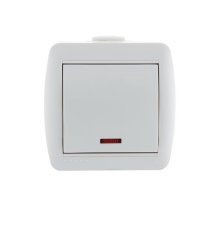 Выключатель с подсветкой Lezard Nata 710-0200-111