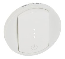 Лицевая панель Legrand Celiane выключателя одноклавишного с выдержкой времени белая 068037