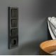 Выключатель Werkel двухклавишный проходной черный матовый W1122008 4690389156724